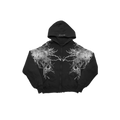 Static Vein Zip-up Hoodie