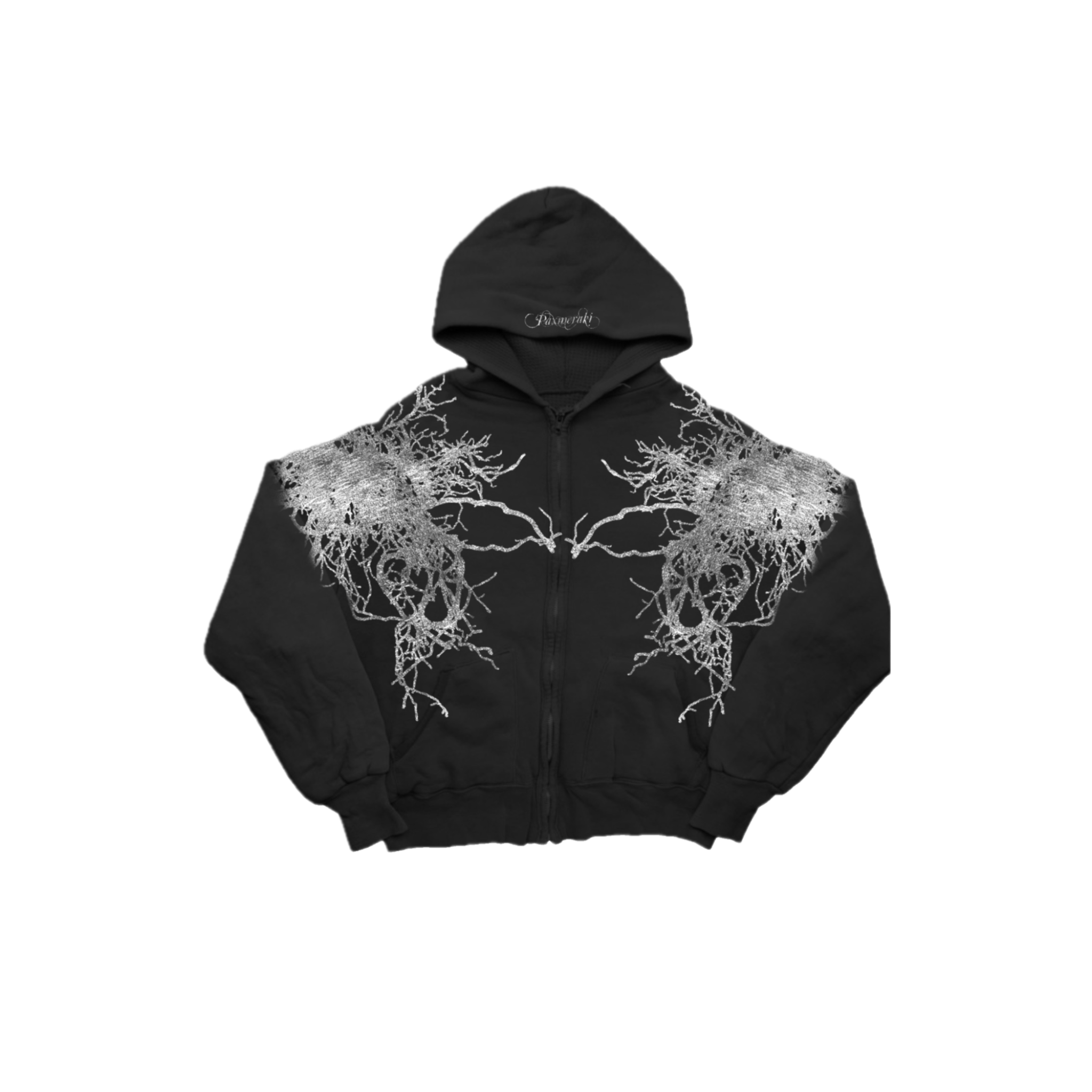 Static Vein Zip-up Hoodie